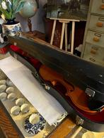 Vintage viool met strijkstok en originele kist – decoratief, Antiek en Kunst, Ophalen of Verzenden