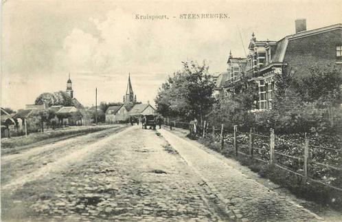 (380-643-011) Steenbergen Kruispoort, Verzamelen, Ansichtkaarten | Nederland, Noord-Brabant, Voor 1920, Verzenden