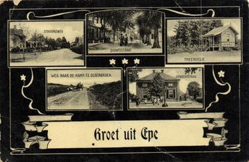 Groet uit Epe - 5 afb - B-keus - 1907 gelopen beschikbaar voor biedingen