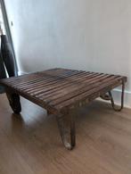 Salontafel, tv kast oude palletwagen, palletkar industrieel, Ophalen, Gebruikt, 50 tot 100 cm, 100 tot 150 cm