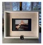 2 x Verdiepte lijst foto Steven Scheffer 23 x 18 cm, pr.p.st, Antiek en Kunst, Curiosa en Brocante, Ophalen of Verzenden