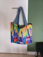 Tas, met beide zijde borduurwerk ,,Skyline,, (groot/shopper), Ophalen of Verzenden, Nieuw, Overige kleuren, Shopper
