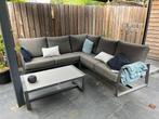 loungeset aluminium, Tuin en Terras, Ophalen, 5 zitplaatsen, Aluminium, Zo goed als nieuw