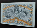 Koningin Wilhelmina  Prjns Hendrik en Prinses Juliana   1909, Verzamelen, Ophalen of Verzenden, Zo goed als nieuw, Nederland, Kaart, Foto of Prent