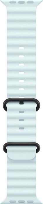 Apple Watch Ocean band ice blue black titanium | 45 MM, Bandje, Apple Watch ⌚️, ., Nieuw