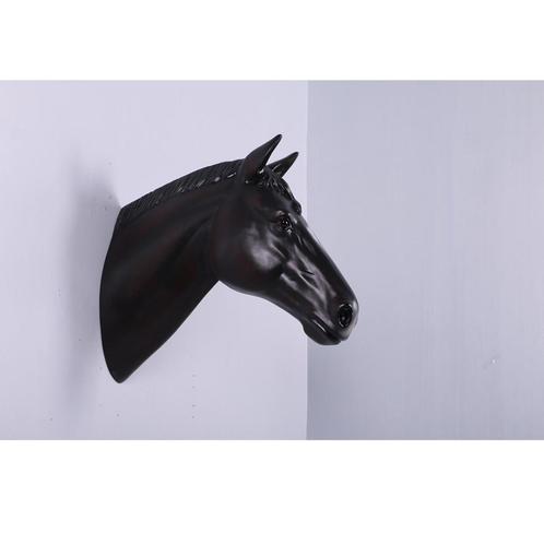 Head Blk Stallion – Paardenhoofd beeld Hoogte 66 cm, Verzamelen, Dierenverzamelingen, Nieuw, Ophalen