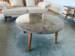 Ronde salontafel -> Ø90 cm, Ophalen, Gebruikt, 100 tot 150 cm, 50 tot 100 cm