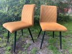 Eetkamer stoelen goud velvet, Huis en Inrichting, Stoelen, Ophalen, Twee, Overige kleuren, Zo goed als nieuw