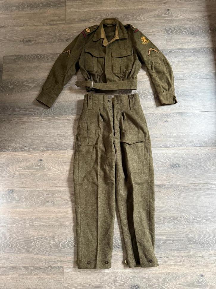 Uniform set "Kornwerderzand" , jasje + broek, Verzamelen, Militaria | Algemeen, Landmacht, Kleding of Schoenen, Nederland, Ophalen of Verzenden