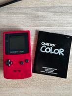 Gameboy Color Red, Spelcomputers en Games, Spelcomputers | Nintendo Game Boy, Ophalen of Verzenden, Zo goed als nieuw, Game Boy Color