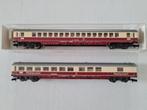 2 Fleischmann N-spoor IC rijtuigen 8163/8166, Gebruikt, Gelijkstroom, Fleischmann, Wagon