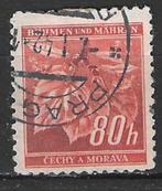 Bohemen-Moravie 1940/1941 - Yvert 45 - Linde - 80 h. (ST), Verzenden, Overige periodes, Gestempeld