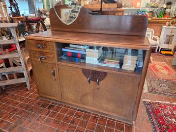 Art Deco Amsterdamse school kast, dressoir, commode  beschikbaar voor biedingen