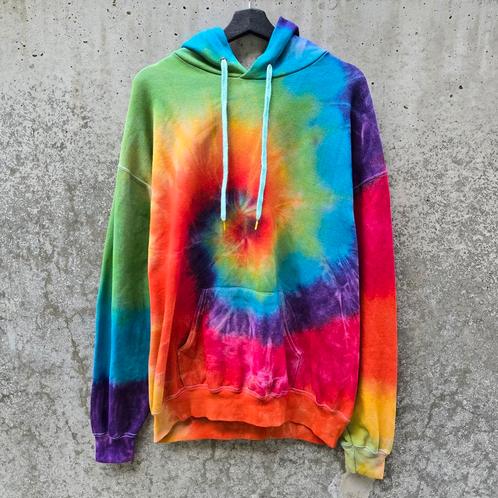 Regenboog spiral tie dye hippie unisex hoodie maat XXL, Kleding | Dames, Truien en Vesten, Nieuw, Maat 46/48 (XL) of groter, Overige kleuren