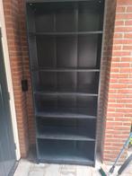 Zwarte boekenkast billy, Huis en Inrichting, Kasten | Boekenkasten, Ophalen, Gebruikt, 25 tot 50 cm, 200 cm of meer
