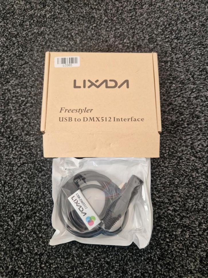 Lixda DMX512 USB Interface - Nieuw in doos!, Muziek en Instrumenten, Licht en Laser, Nieuw, Licht, Ophalen of Verzenden
