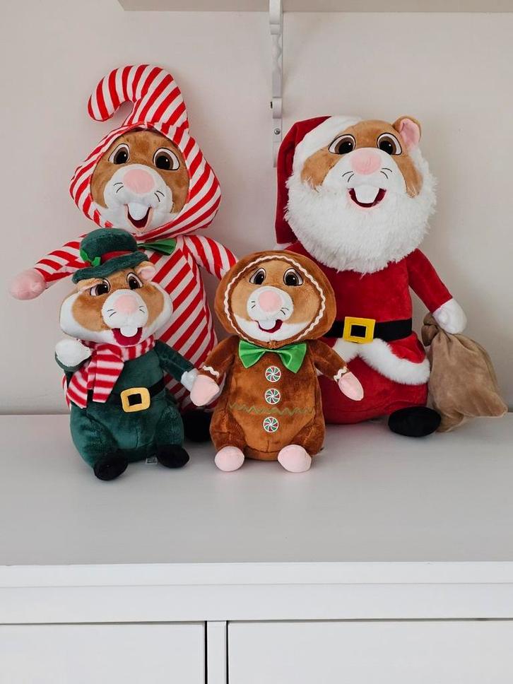 Albert Heijn AH Hamster knuffels Kerst 2022, Diversen, Kerst, Zo goed als nieuw, Ophalen of Verzenden