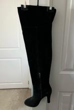 Geox overknee leather laarzen 37, Kleding | Dames, Schoenen, Ophalen of Verzenden, Zo goed als nieuw, Zwart