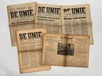 4x De Unie en 1x De Telegraaf krant | 1940 en 1941, Ophalen of Verzenden, Nederland