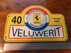 Ferrari rally bord Ferrari club nederland, Verzenden, Zo goed als nieuw, Auto's