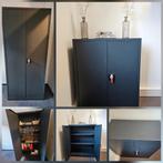 Metalen archiefkast met slot, Huis en Inrichting, Kasten | Roldeurkasten en Archiefkasten, Ophalen, Gebruikt, 50 tot 100 cm, Met slot