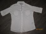 Majestic offwhite top korte mouw maat M golfkleding, Maat 38/40 (M), Wit, Overige typen, Ophalen of Verzenden