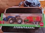 siku tracktor met kar, Hobby en Vrije tijd, Modelauto's | 1:32, Ophalen of Verzenden, Zo goed als nieuw, Tractor of Landbouw, SIKU