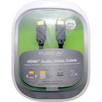 Belkin HDMI kabel 2m Pure AV Gold Plated Laatste € 7,95, Audio, Tv en Foto, Audiokabels en Televisiekabels, Nieuw, 2 tot 5 meter
