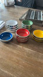 12 Melamine schaaltjes uit de jaren 70 in goede staat, Ophalen of Verzenden, Huis en Inrichting