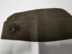 Usmc Garrison cap Ww2, Verzamelen, Militaria | Tweede Wereldoorlog, Amerika, Ophalen of Verzenden, Marine, Helm of Baret