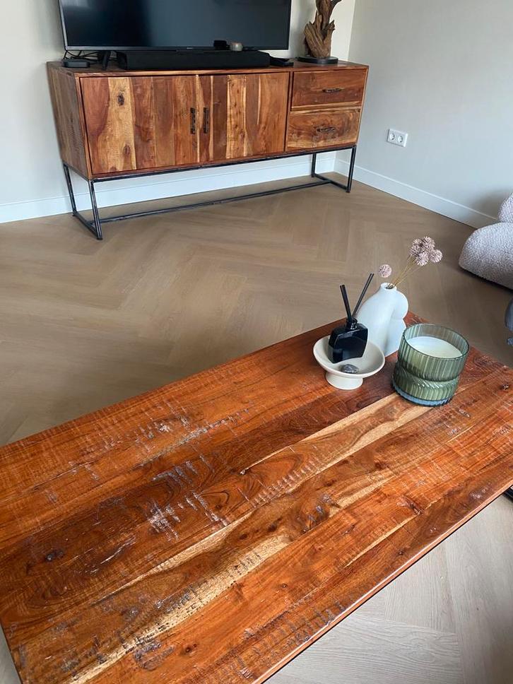 Salontafel Feelings, Huis en Inrichting, Tafels | Salontafels, Gebruikt, Minder dan 50 cm, 50 tot 100 cm, 100 tot 150 cm, Rechthoekig