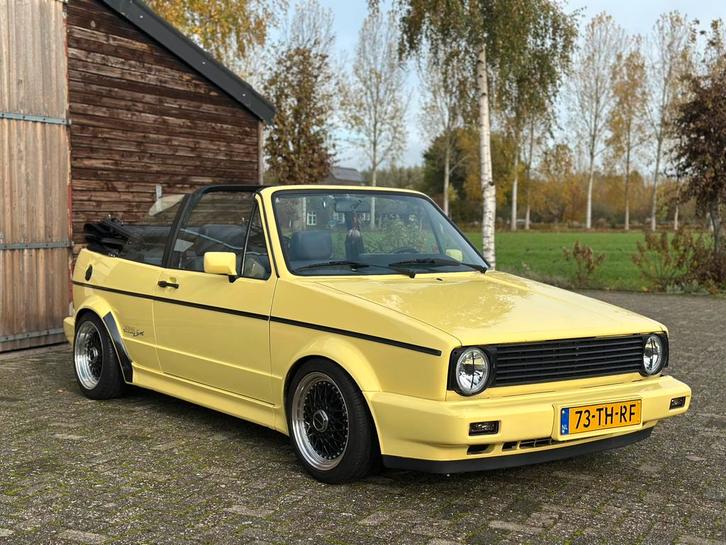 Unieke Volkswagen Golf 1 1.8i Cabriolet Youngline 1991, Auto's, Volkswagen, Bedrijf, Golf, Benzine, Cabriolet, Handgeschakeld