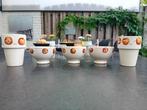 Jet ter Steege 2 × melk beker /3 × kom Serie APPLE / APPEL, Huis en Inrichting, Keuken | Servies, Ophalen of Verzenden, Zo goed als nieuw