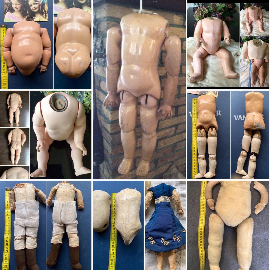 🌿 Pop ,” VERSCHILLENDE ANTIEKE EN OUDE POPPENLIJVEN”🌿, Antiek en Kunst, Antiek | Overige Antiek, Verzenden