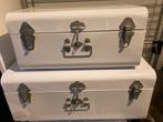 Twee witte kisten, Ophalen, Zo goed als nieuw, 50 tot 100 cm, Minder dan 50 cm