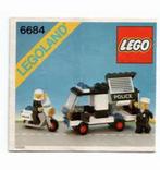 Vintage: Legoland set 6684 (1984) - Police patrol squad., Complete set, Gebruikt, Ophalen of Verzenden, Lego