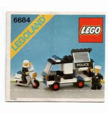 Vintage: Legoland set 6684 (1984) - Police patrol squad.