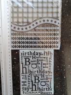 2x VERJAARDAG EMBOSSING FOLDER KAARTEN MAKEN, Ophalen of Verzenden, Nieuw, Overige thema's, Pons of Mal