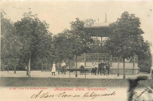 (388-069-005) Wormerveer Muziektent, Verzamelen, Ansichtkaarten | Nederland, Noord-Holland, Ophalen of Verzenden