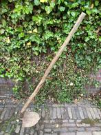 Oude tuinschep andersom brede scherpe ploeg schop schoffel, Tuin en Terras, Hand-tuingereedschap, Ophalen of Verzenden, Gebruikt