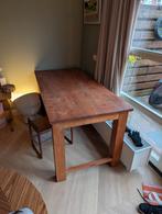 Massief Houten Teak Eettafel 160x79x79, Huis en Inrichting, Tafels | Eettafels, Ophalen, Gebruikt, Teakhout, 50 tot 100 cm