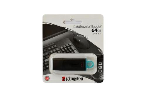 Kingston DataTraveler Exodia 64GB usb stick, Computers en Software, USB Sticks, Nieuw, 64 GB, Ophalen of Verzenden