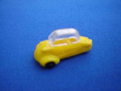 FMR Messerschmitt geel 3-wieler dwergauto H0 1:87 IMU, Hobby en Vrije tijd, Modelauto's | 1:87, Zo goed als nieuw, Auto, Overige merken
