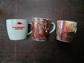 3x Starbucks Coffee mok Verona Kerst  beschikbaar voor biedingen