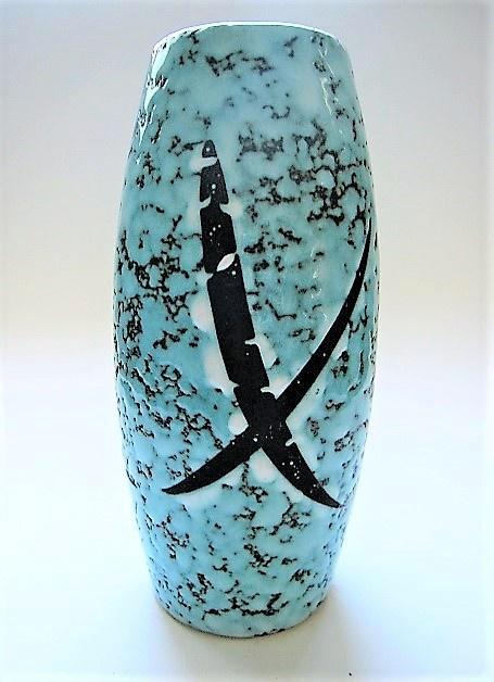 Prachtig Fat lava vaasje - Scheurich 522-16 (7706), Huis en Inrichting, Woonaccessoires | Vazen, Zo goed als nieuw, Overige kleuren