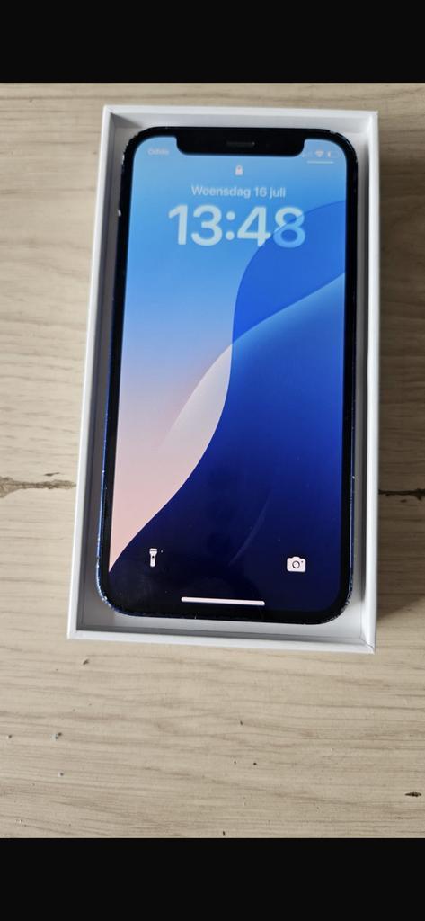 Iphone 12 mini, Telecommunicatie, Mobiele telefoons | Apple iPhone, Gebruikt, 64 GB, Zonder abonnement, iPhone 12, Blauw, Ophalen of Verzenden