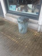 Vintage Metalen Vuilnisemmer Amsterdammeŕtje, Ophalen, Gebruikt, 50 tot 75 cm, 20 tot 30 liter