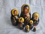 Matroesjka religieuze 7 delig baboesjka, matryoshka, Antiek en Kunst, Ophalen of Verzenden