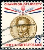 USA Verenigde Staten 1111 - Simon Bolivar, Ophalen of Verzenden, Noord-Amerika, Gestempeld