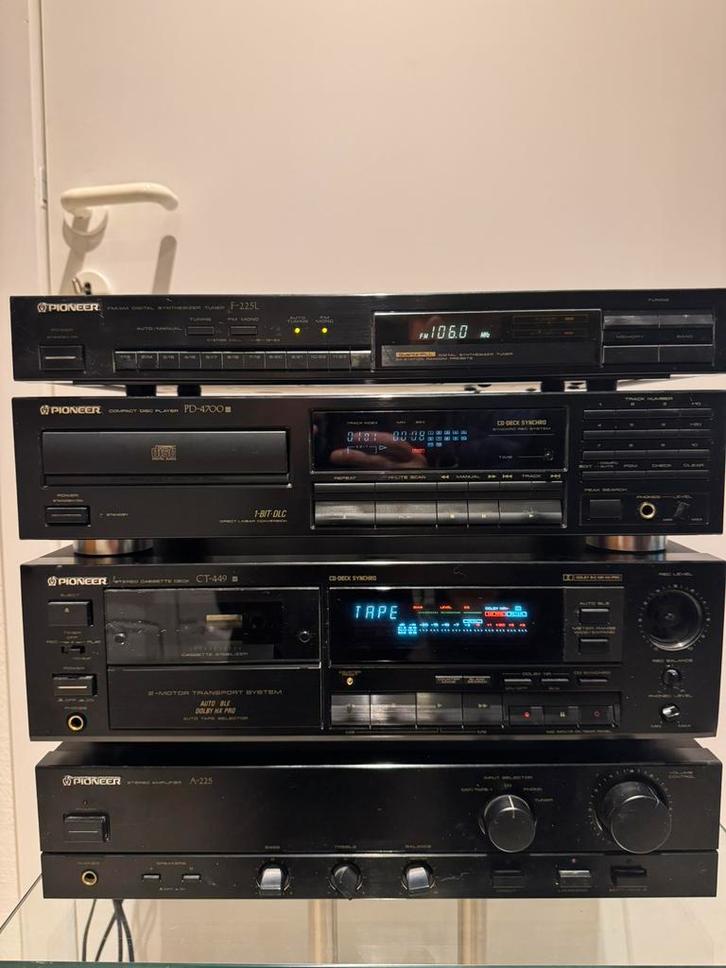 Vintage pioneer set, Audio, Tv en Foto, Stereo-sets, Zo goed als nieuw, Pioneer, Ophalen of Verzenden